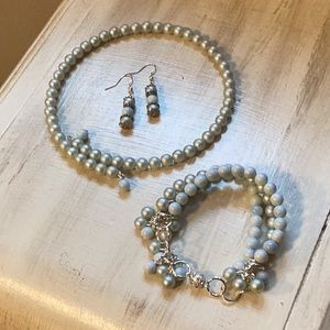 Vintage Beaded Jewelry Set